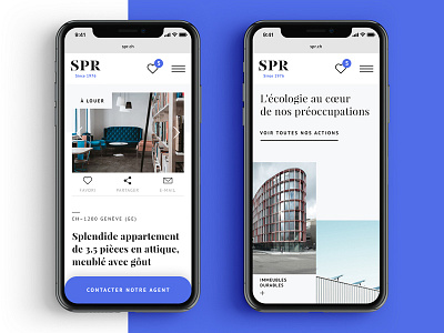 Real Estate Website #5 – Mobile exploration apartment article editorial iphone x luxury mobile modern property real estate responsive webdesign
