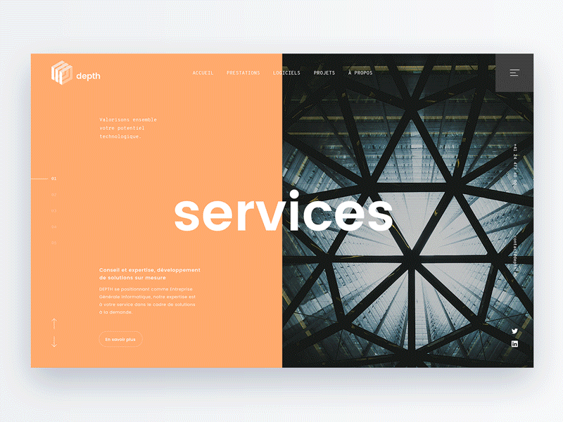 UI Concept – Hero Services