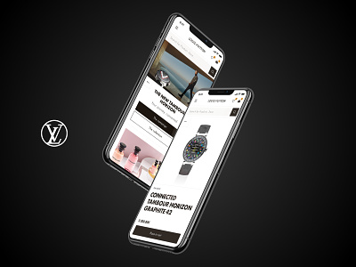 Louis Vuitton Revamp design desktop mobile ui web web design website design