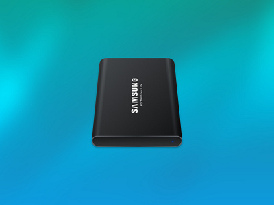 Samsung T5 SSD Black – Mac Icon big sur black desktop icon mac macos monterey samsung ssd t5