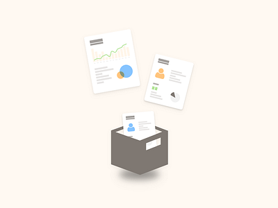 Data collection collection data database icon illustration