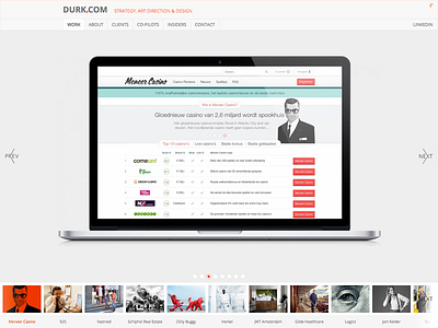 Durk.com craft craftcms development portfolio ui web webdesign