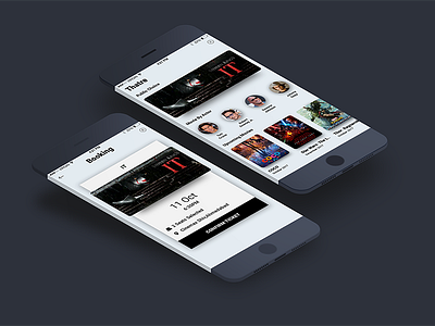 movie application UI design application cinema list movie ui ux