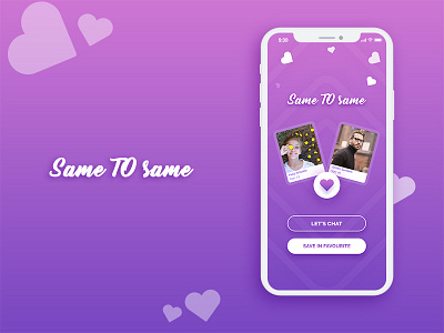 Couple Match App Design