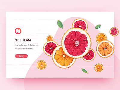 Congratulations grapefruit illustrations，orange pink web yellow 插图，插画，橙子，柚子，网页