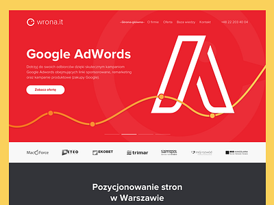 Wrona.it – Warsaw based SEO agency by Andrey Kulagin on Dribbble