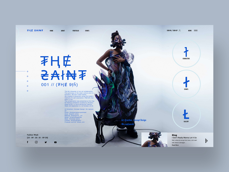 The Saint Ui Design Concept by Duane Levi Smith on Dribbble