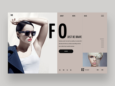 F-O Ui Design Concept branding daily design design inspiration fashion photography ui ui design ux ux design web design web designer