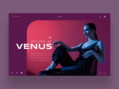 You Look Like Venus Web Ui Design daily inspiration design inspiration fashion graphic design photography ui ui design ux ux design web design web designer