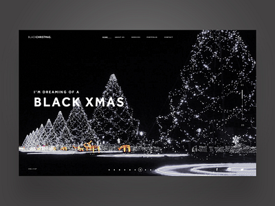 Dreaming Of A Black Christmas designer graphic design graphic designer logo design photography web design