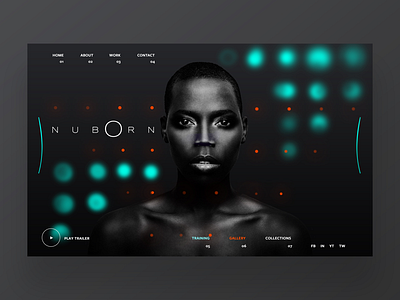 NubOrn Ui Design Concept fashion futuristic photography technology ui ui design ux ux design web design web designer