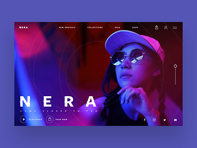 Nera Sunglasses Ui/Ux Design Concept