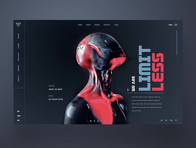 We Are Limitless Ui Design Concept daily design design inspiration graphic design photography ui ui design uiux ux ux design web design