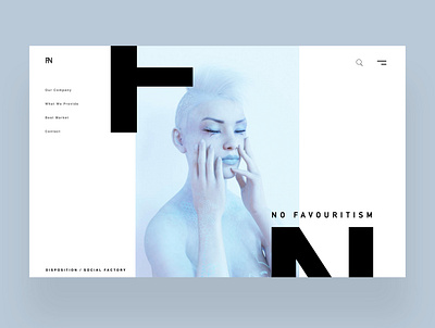 No Favourtism Ui Design Concept daily design design inspiration graphic design photography ui ui design uiux ux ux design web design