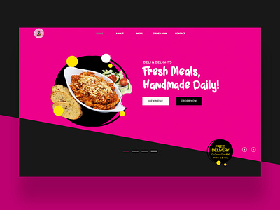 Deli & Delights Web Landing Image