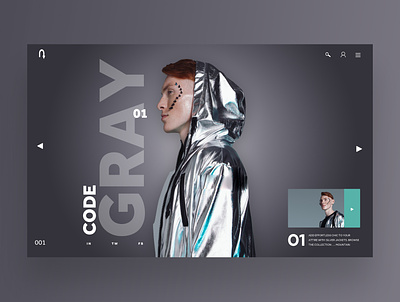 Code Gray Ui/Ux Design Concept design inspiration graphic design photography ui ui design uiux ux ux design web design web designer