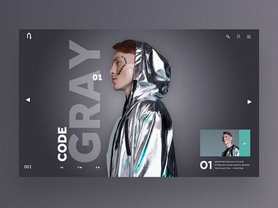 Code Gray Ui/Ux Design Concept