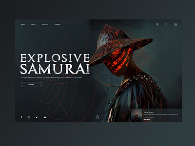 Explosive Samurai Ui Design Concept