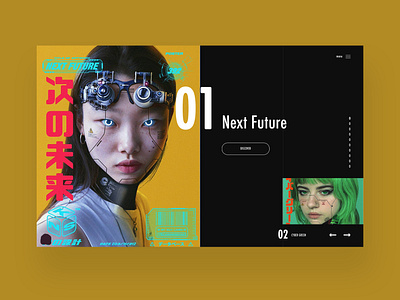 Next Future Website Ui Design Concept