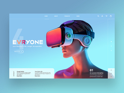 4 Evryone Web Ui Design Landing Page