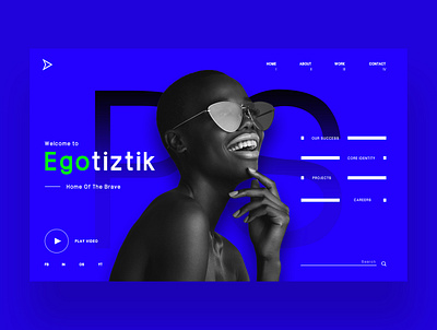 Egotiztik Website Ui Design Landing Page design digital art fashion design graphic design nft nft design photography product design ui ui design ux ux design web design