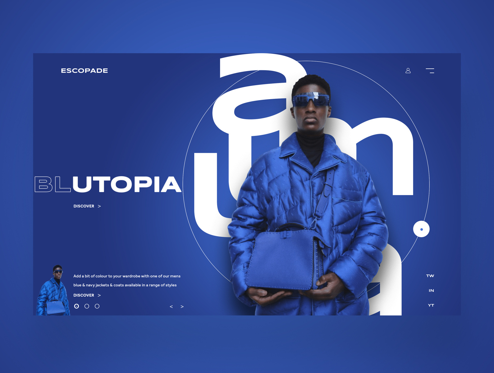Blutopia site Ui Design Concept by Duane Levi Smith on Dribbble