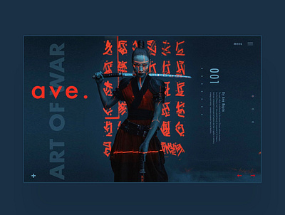 Art Of War - Website Ui Design Concept ar of war chinese design design graphic design nft photography product design ui ui design ux ux design web design web designer