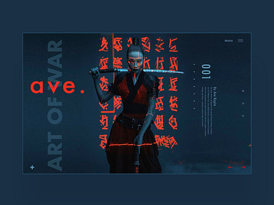 Art Of War - Website Ui Design Concept ar of war chinese design design graphic design nft photography product design ui ui design ux ux design web design web designer