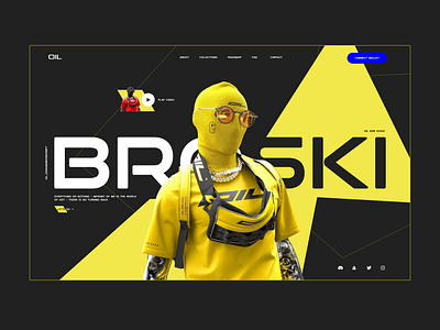 Broski NFT Web Ui Design Concept blockchain crypto daily design design design daily design inspiration etherum fashion graphic design nft photography tech wear techwear ui ui design uiux ux ux design web design web designer