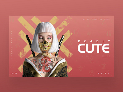 Deadly Cute Web Ui Design