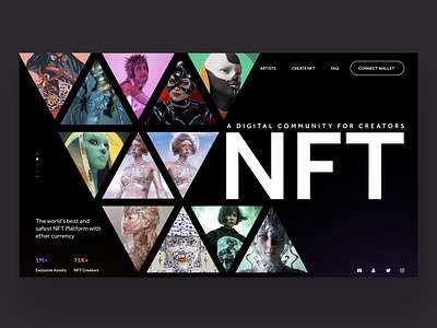 Trigon NFt Web Ui Design Concept