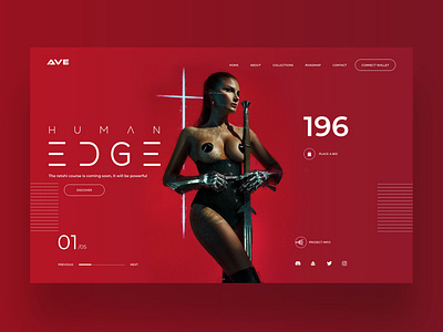 Human Edge Web Ui Design Concept