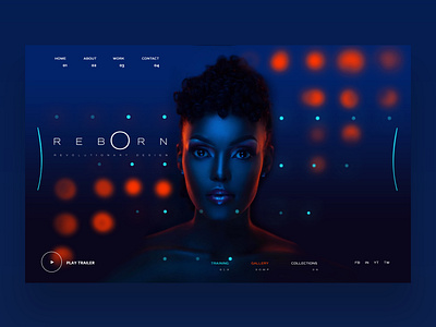 Reborn Web Ui Design Concept