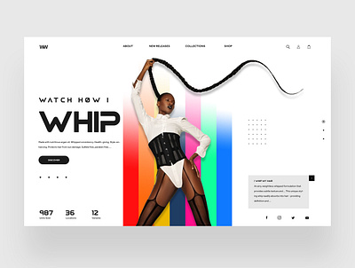 Whip Web Ui Design Concept design graphic design illustration logo photography ui ui design ux ux design web design