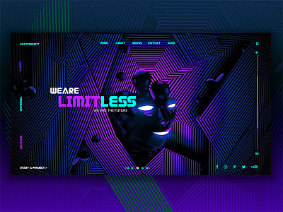 We Are LimitLess design inspiration digital design graphic design minimal modern ui design ux design web design web development