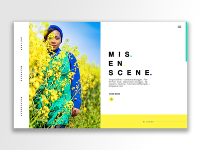 Mis.En.Scene Lifestyle blog blog blogger design daily design inspiration graphic design web design