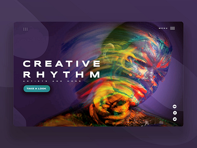 Creative Rhythm art graphic design illustration minimal painting ui design ux design web design