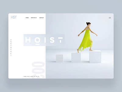 Hoist (Ui Design Concept) graphic design minimal minimalist ui design user experience user interface ux design web design