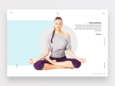 Yoga ui design concept design design daily design inspiration graphic design ui ui design uiux ux ux design web design