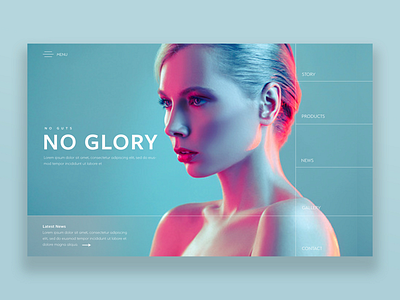 No Guts, No Glory daily design design inspiration fashion graphic design photography ui ui design ux ux design web design