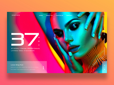 37 Artist (Ui Design) daily design design inspiration graphic design photography ui ui design uiux ux ux design web design