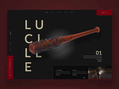 Lucille Ui Design Concept daily design design inspiration graphic design photography ui ui design uiux ux ux design web design