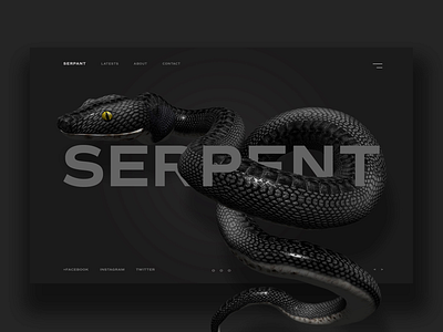 Serpent. Ui Design Concept