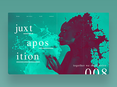 Juxtoposition daily design design inspiration graphic design photography ui ui design uiux ux ux design web design