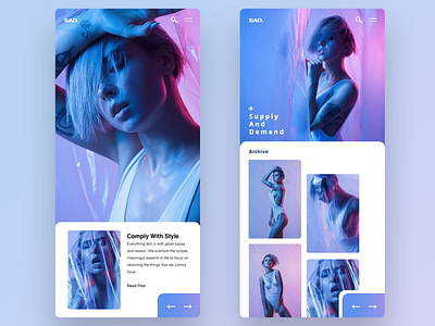 Supply And Demand (Ui Design Concept) design daily design inspiration fashion graphic design photography ui ui design uiux ux ux design web design