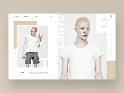 Shift - Ui Design Concept fashion graphic design photography ui ui design uiux ux ux design web design