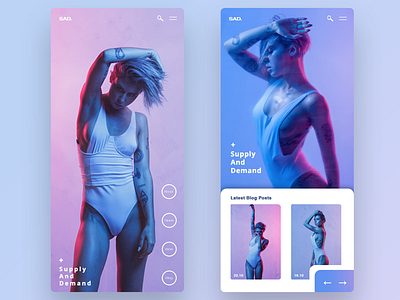 Supply a+d Demand Ui Design Concept