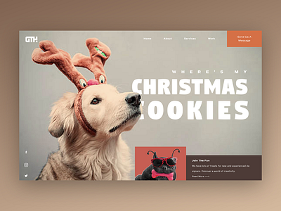 Christmas Cookies (Ui Design Concept) daily design graphic design ui ui design ux ux design web design