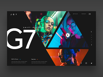 JG7 Ui Design Concept design daily design inspiration graphic design ui ui design uiux ux ux design web design