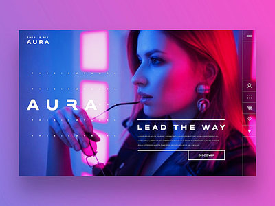 Aura - Lead The Way design daily design inspiration graphic design logo design photography ui ui design uiux ux web design